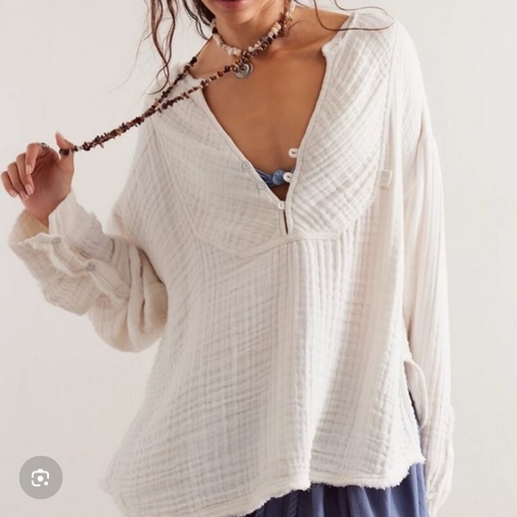 Free People Tops - NWOT Free People Easy Sunday Pullover